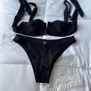 Monday Swimwear black bikini